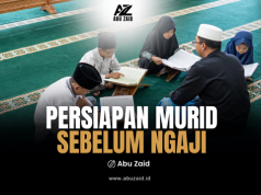 Persiapan Murid Sebelum Ngaji (bagian 1)