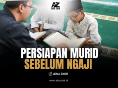 PERSIAPAN MURID SEBELUM NGAJI (bagian 3)