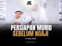 PERSIAPAN MURID SEBELUM NGAJI (bagian 4)